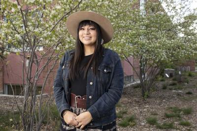 Courtney Little Axe is UM’s new NAGPRA repatriation coordinator and collections manager.