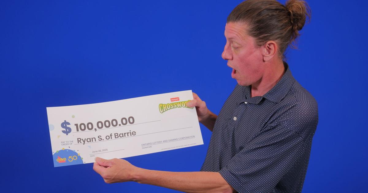 Lottery ticket from Shell station leaves Barrie man in awe