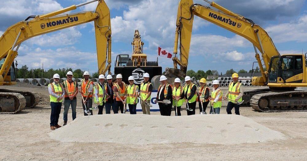 Breaking ground and writing cheques: Wasaga’s 2 high school projects meet new milestones