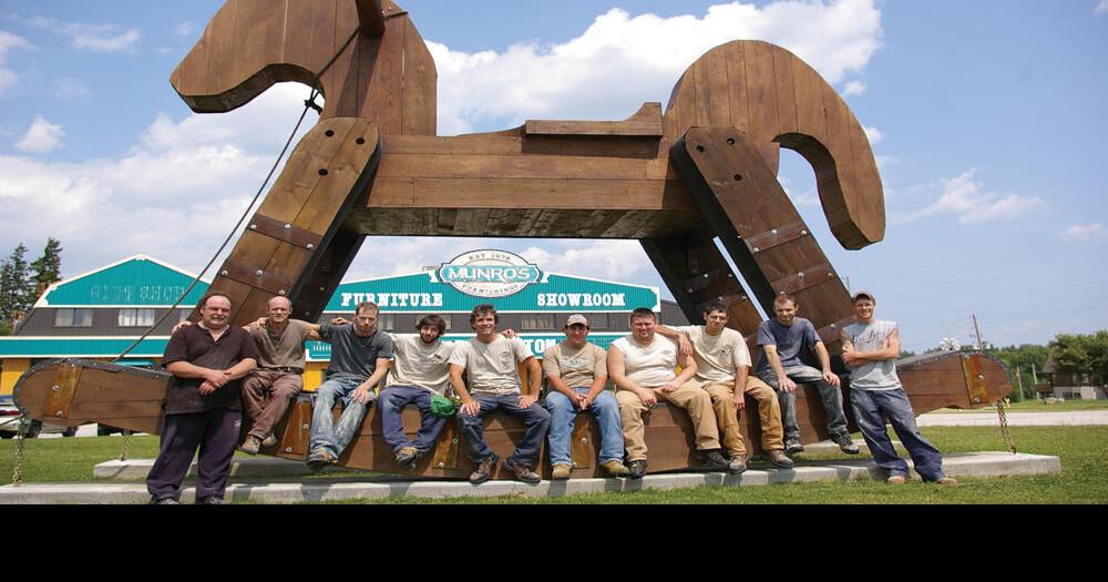 Riding the world’s biggest rocking horse