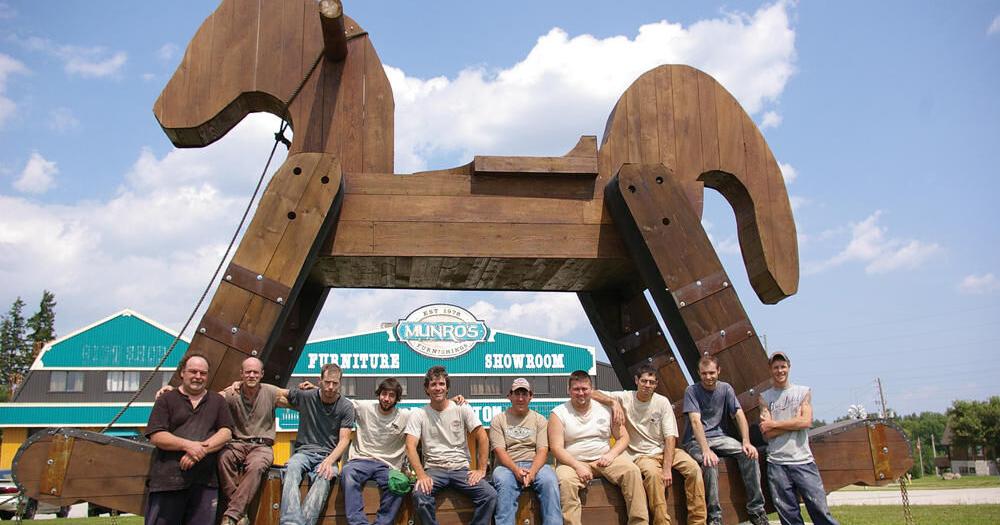 Riding the world’s biggest rocking horse