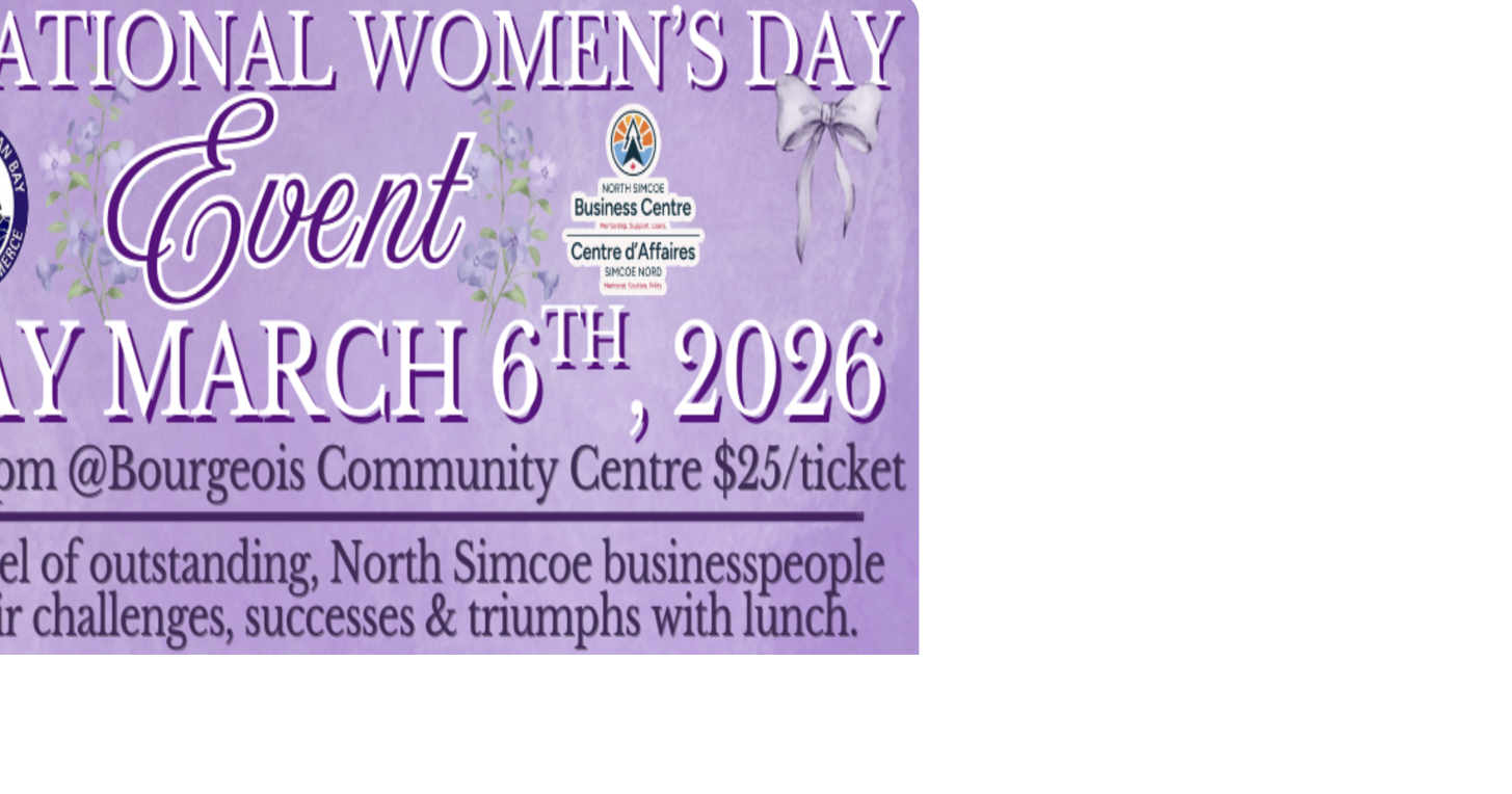 A guide to International Women’s Day events in Simcoe County