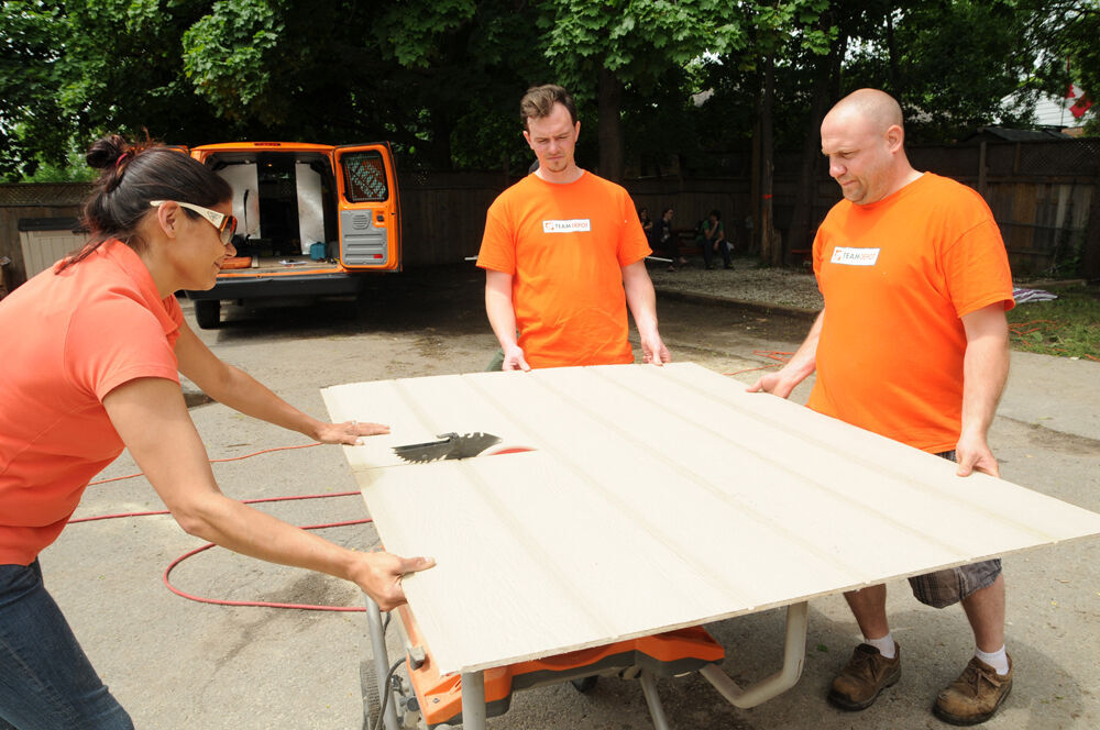Home Depot helps spruce up Youth Haven in Barrie