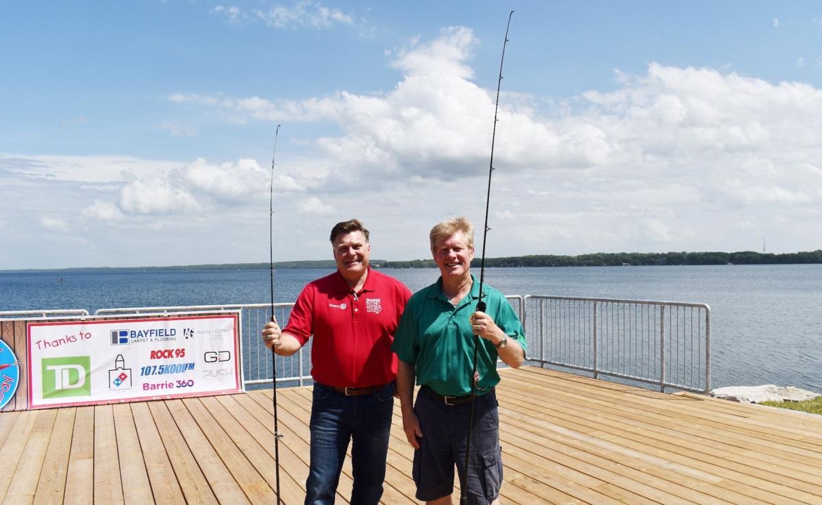 It was worth waiting for': Long-anticipated Rotary fishing platform opens  at Heritage Park in Barrie