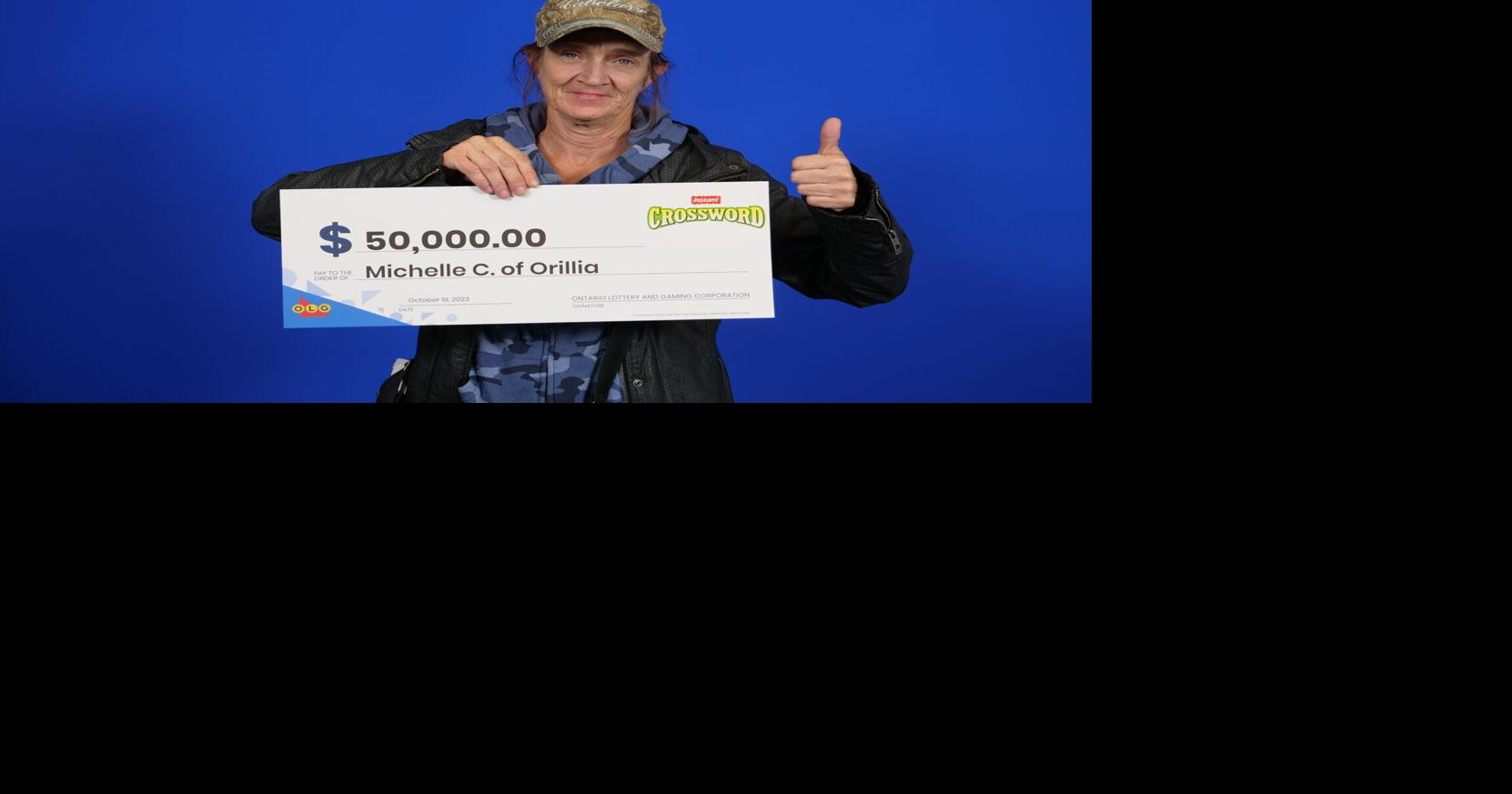 Orillia woman scratches her way to $50 000 Instant Crossword