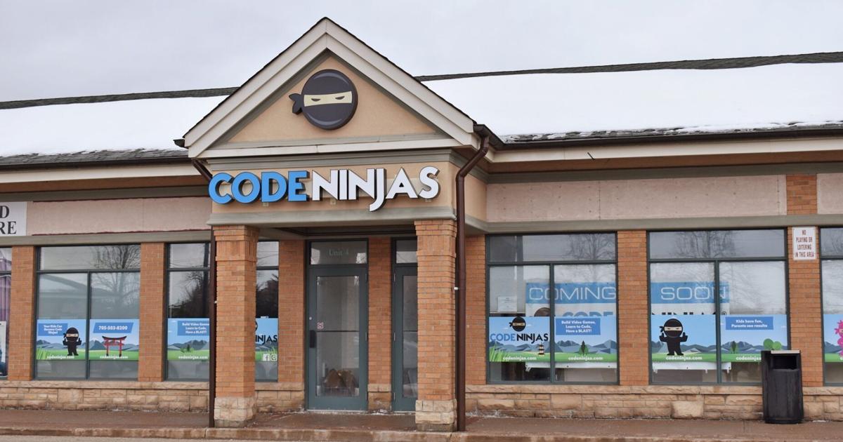 Code Ninjas teaching kids about computer coding in Barrie