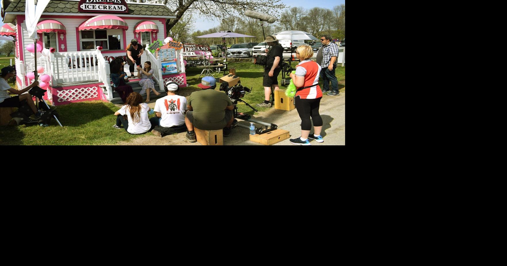 Sweet Dreams Ice Cream stand in Orillia’s Tudhope Park enjoys closeup moment as movie setting