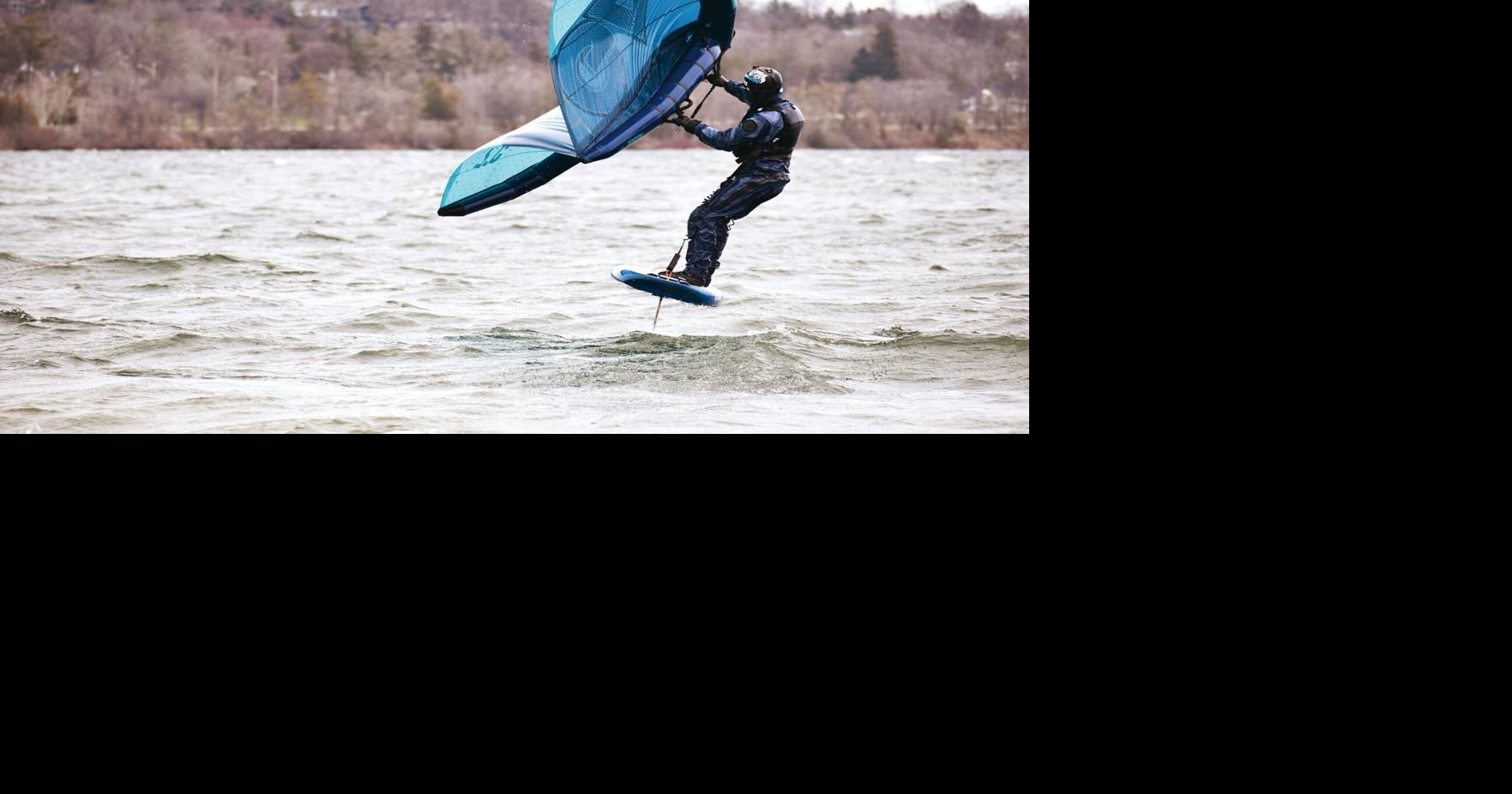 Just winging it new wing surfing sport hits Barrie beaches