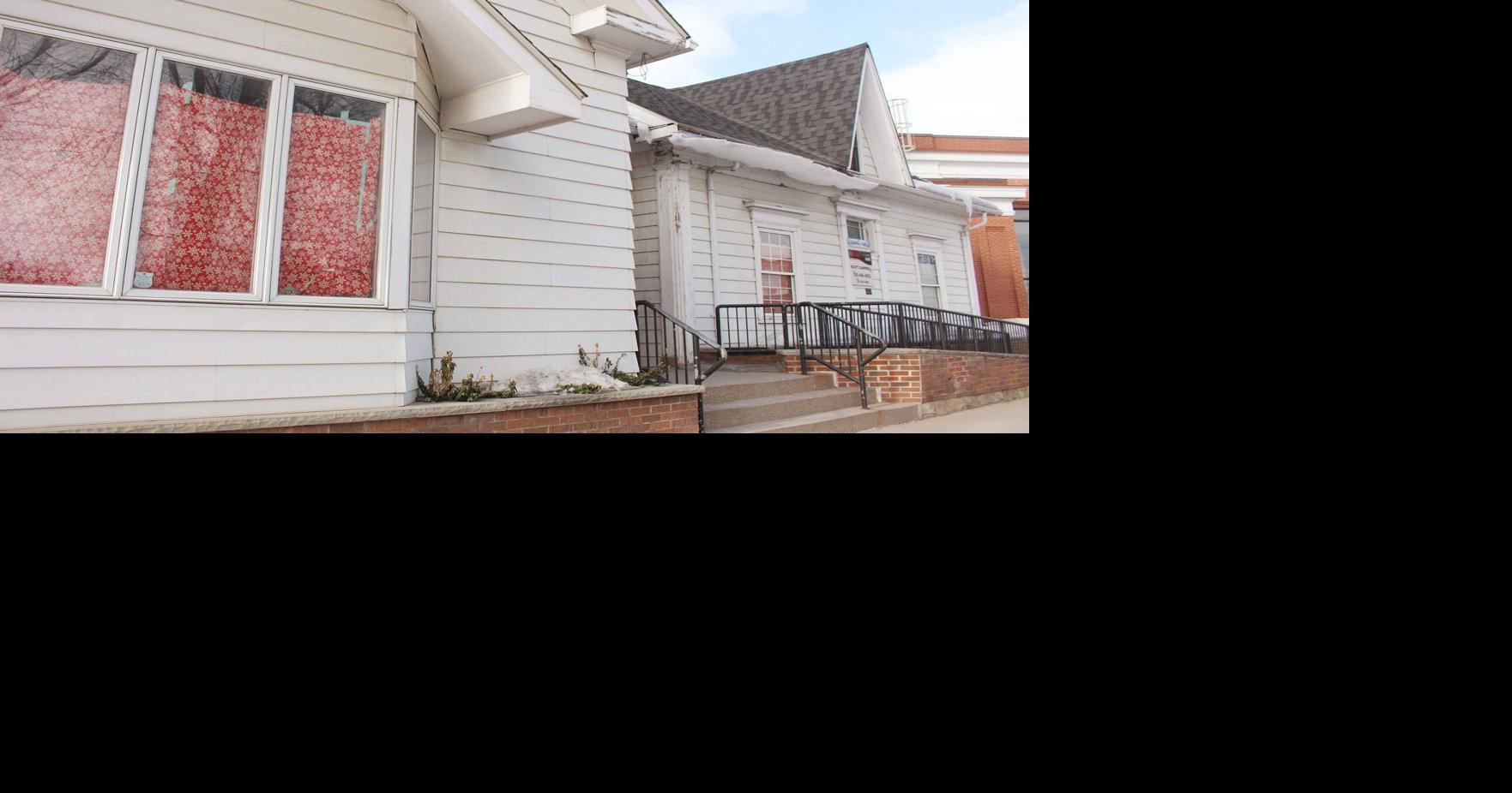 WHAT'S GOING ON HERE?: Former Stayner library building for sale