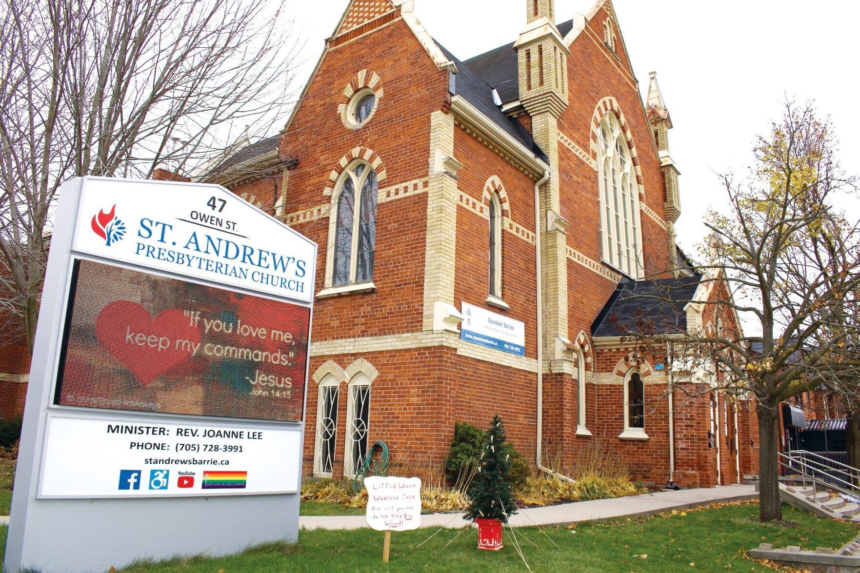 St. Andrew s church closing fire ravaged property