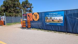 WHAT'S GOING ON HERE? Barrie sea cadets facility taking shape at city's waterfront