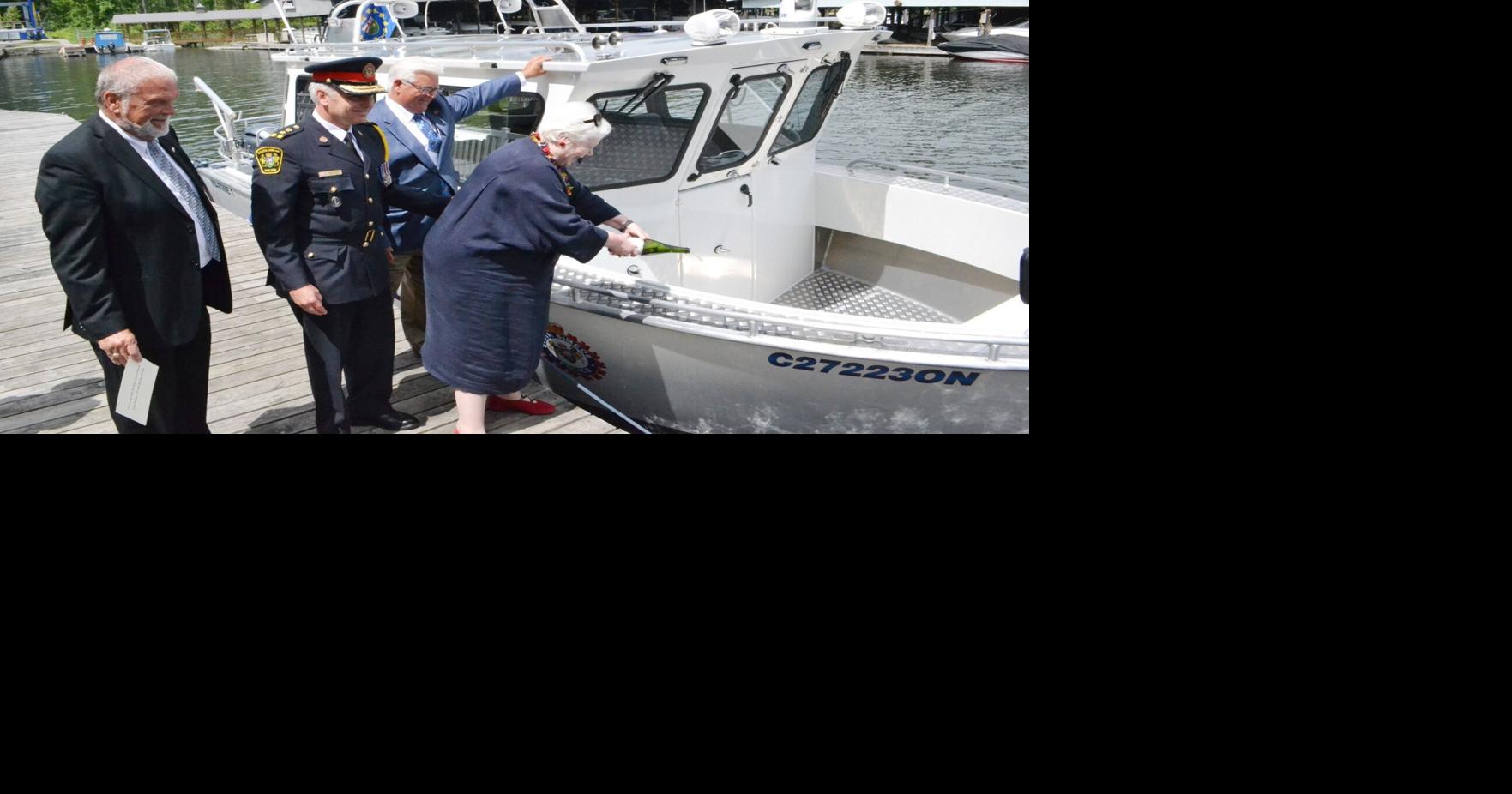 South Simcoe police launch new rescue boat in Innisfil