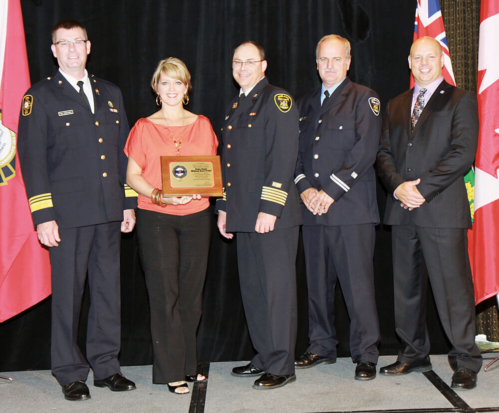 Midland Home Depot presented with fire safety award
