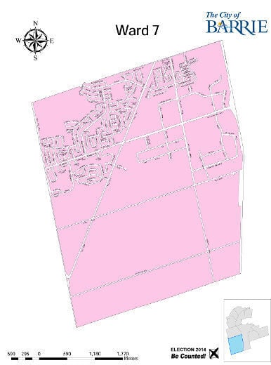 Barrie City Ward Maps