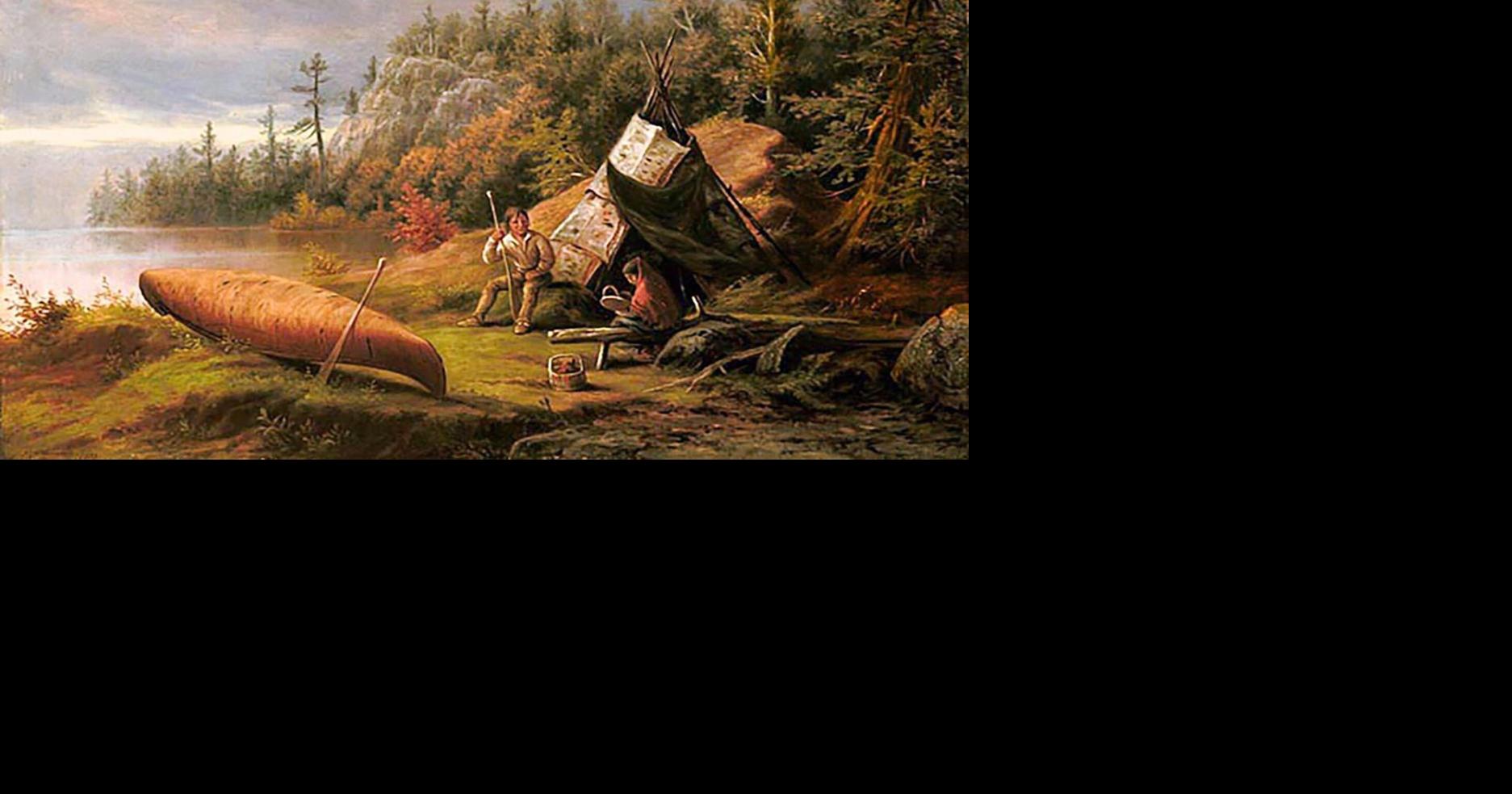 Settler observed First Nations travellers