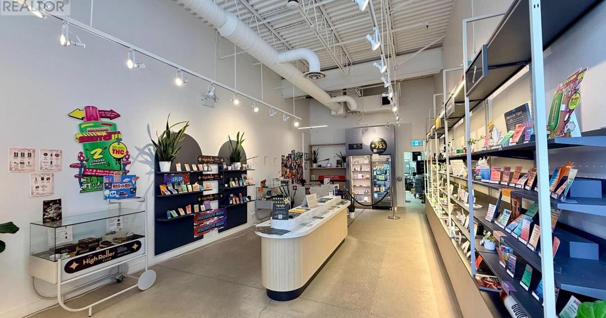 Tokyo Smoke cannabis store in Barrie is for sale for $479K