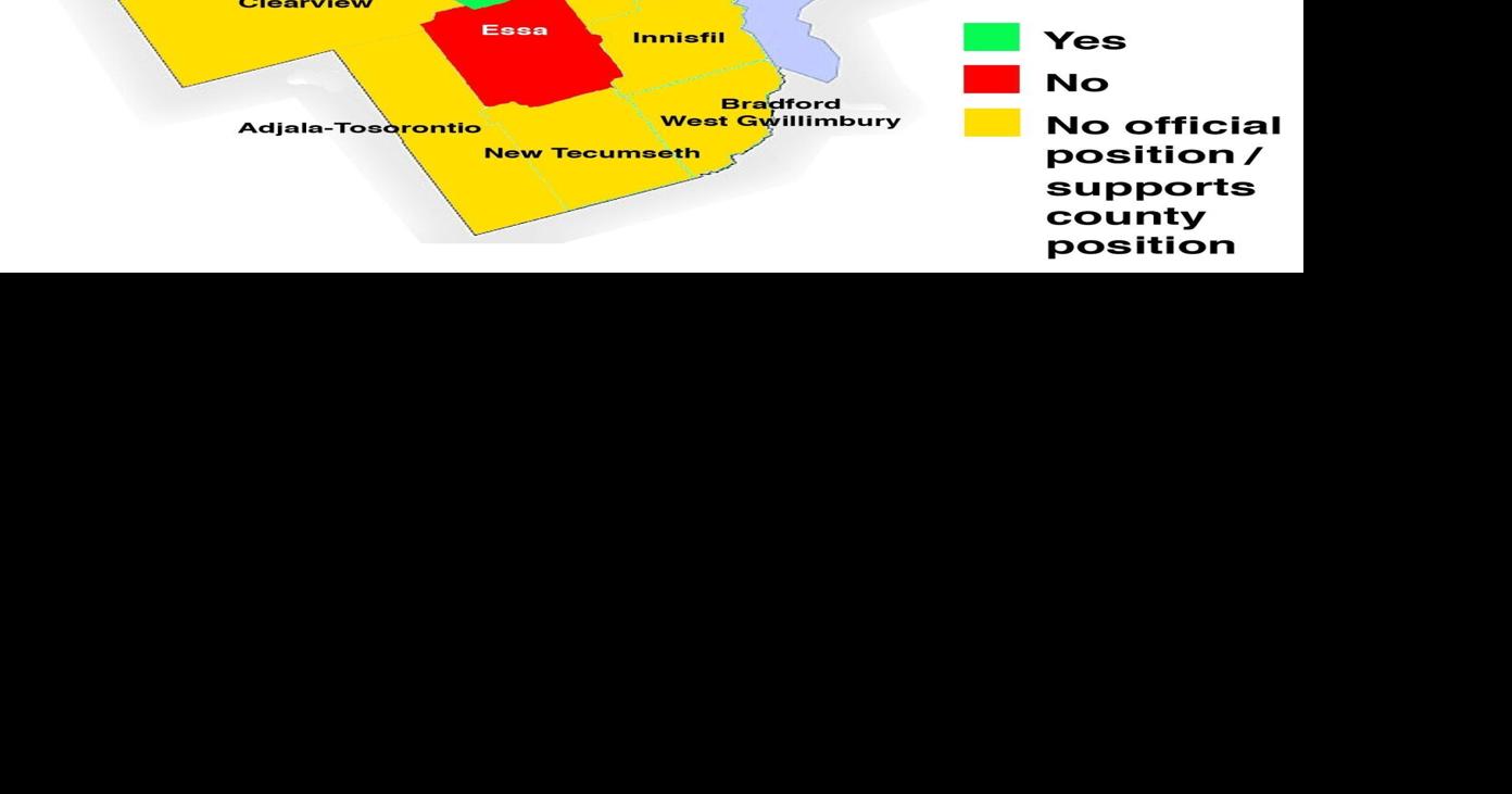 Where do Simcoe County municipalities stand on issue of amalgamation?