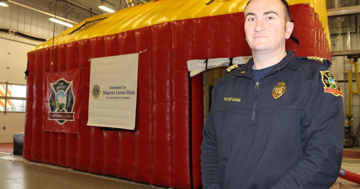 Clearview fire department gets inflatable safety house