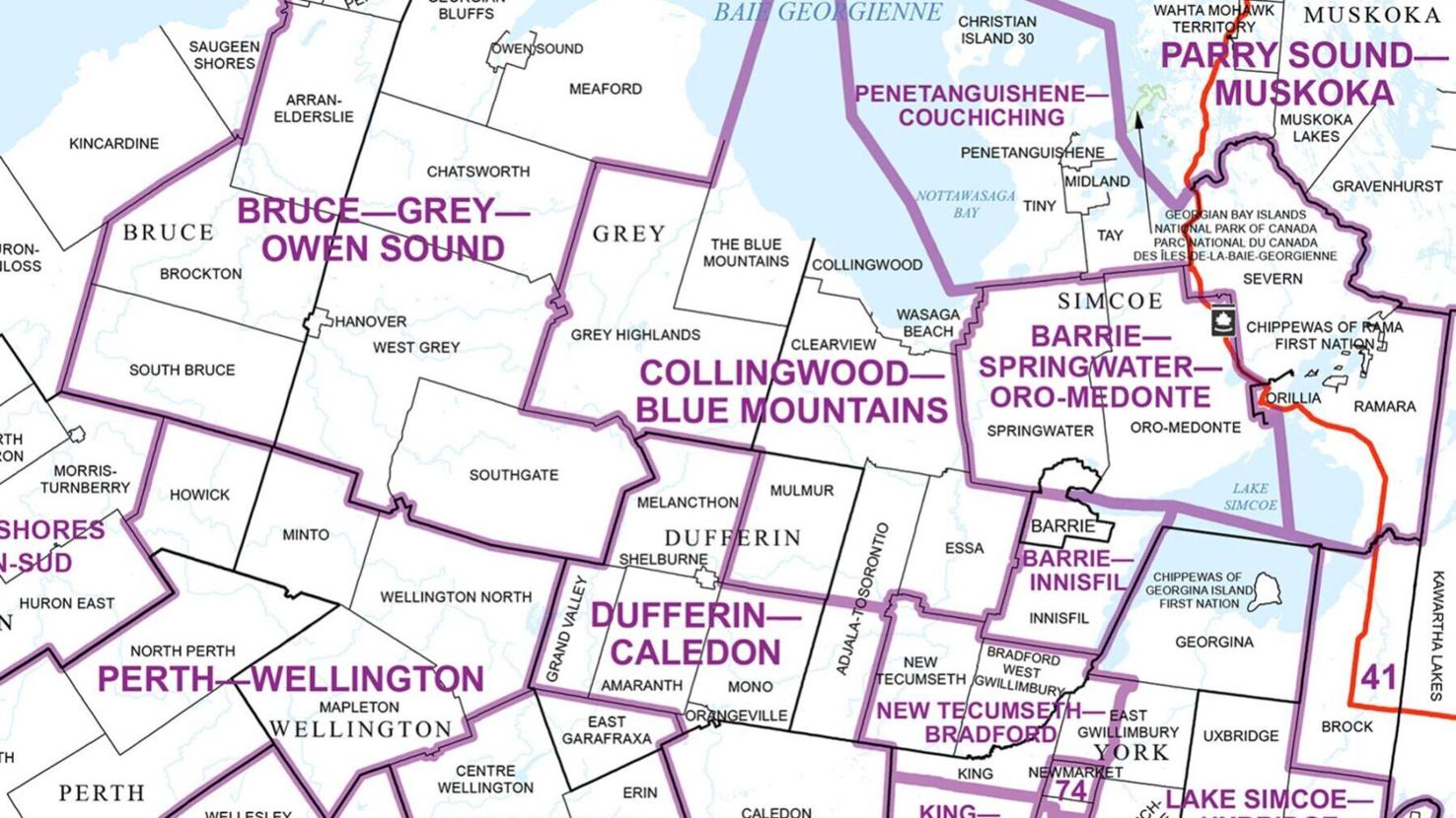 New titles, boundaries proposed for local federal ridings