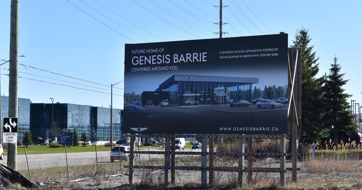 New Genesis dealership on Mapleview Drive in south Barrie could mean over 25 new jobs