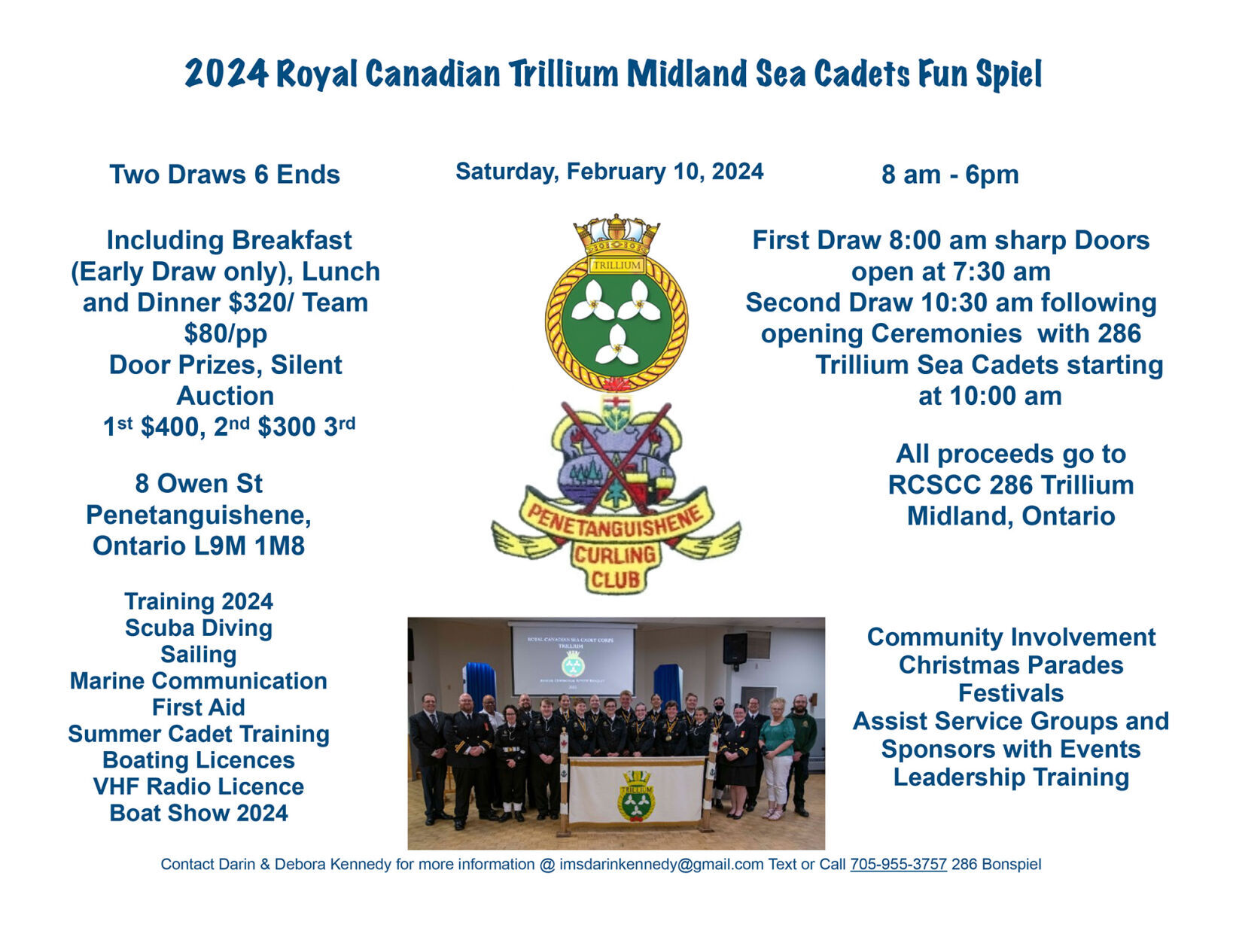 Midland Sea Cadets Fun Spiel taking place Feb. 10