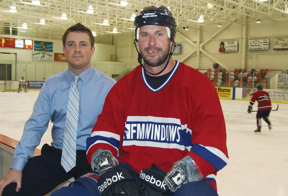 Hockey agent, exNHLer make connection