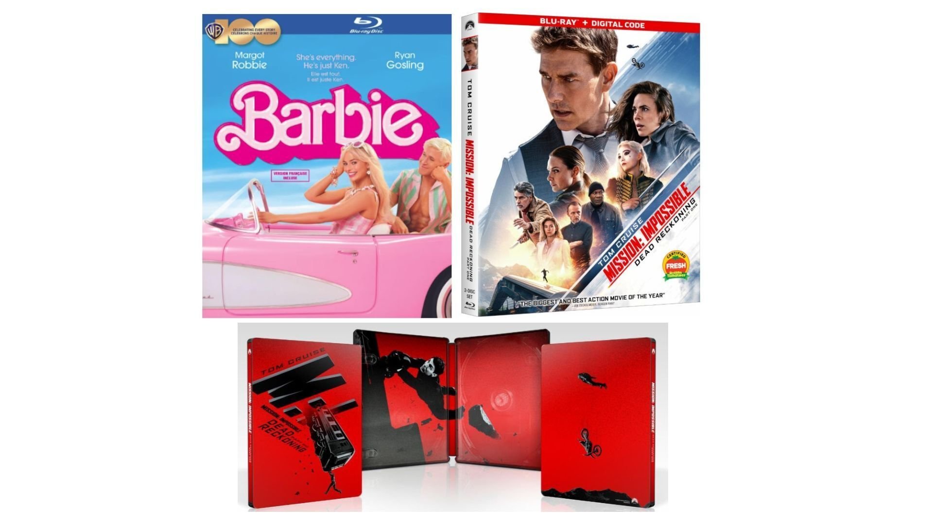 Barbie and Mission: Impossible on Disc