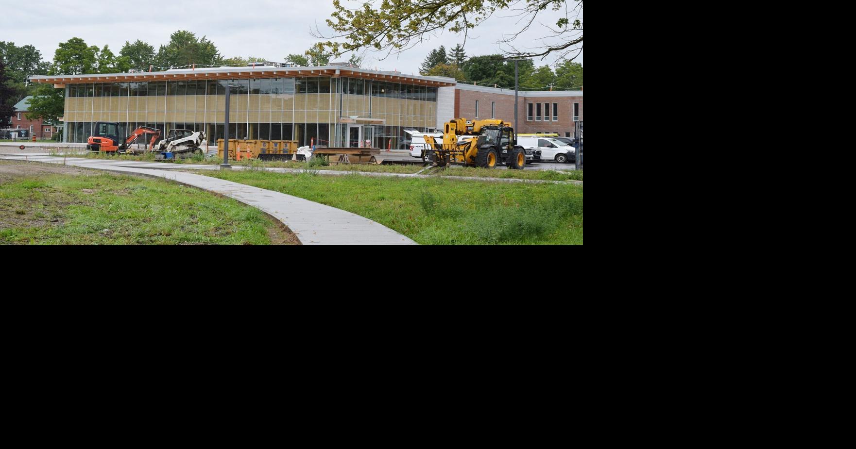 Will the new town hall in Alliston be completed this month?