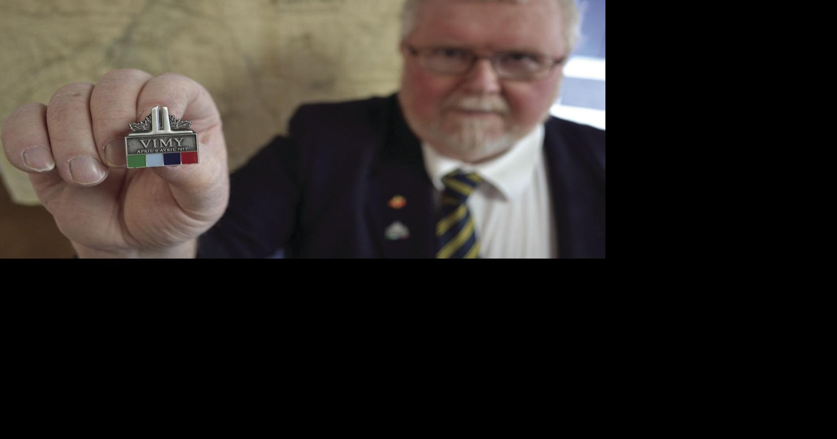 Barrie Legion selling pins for Battle of Vimy Ridge anniversary