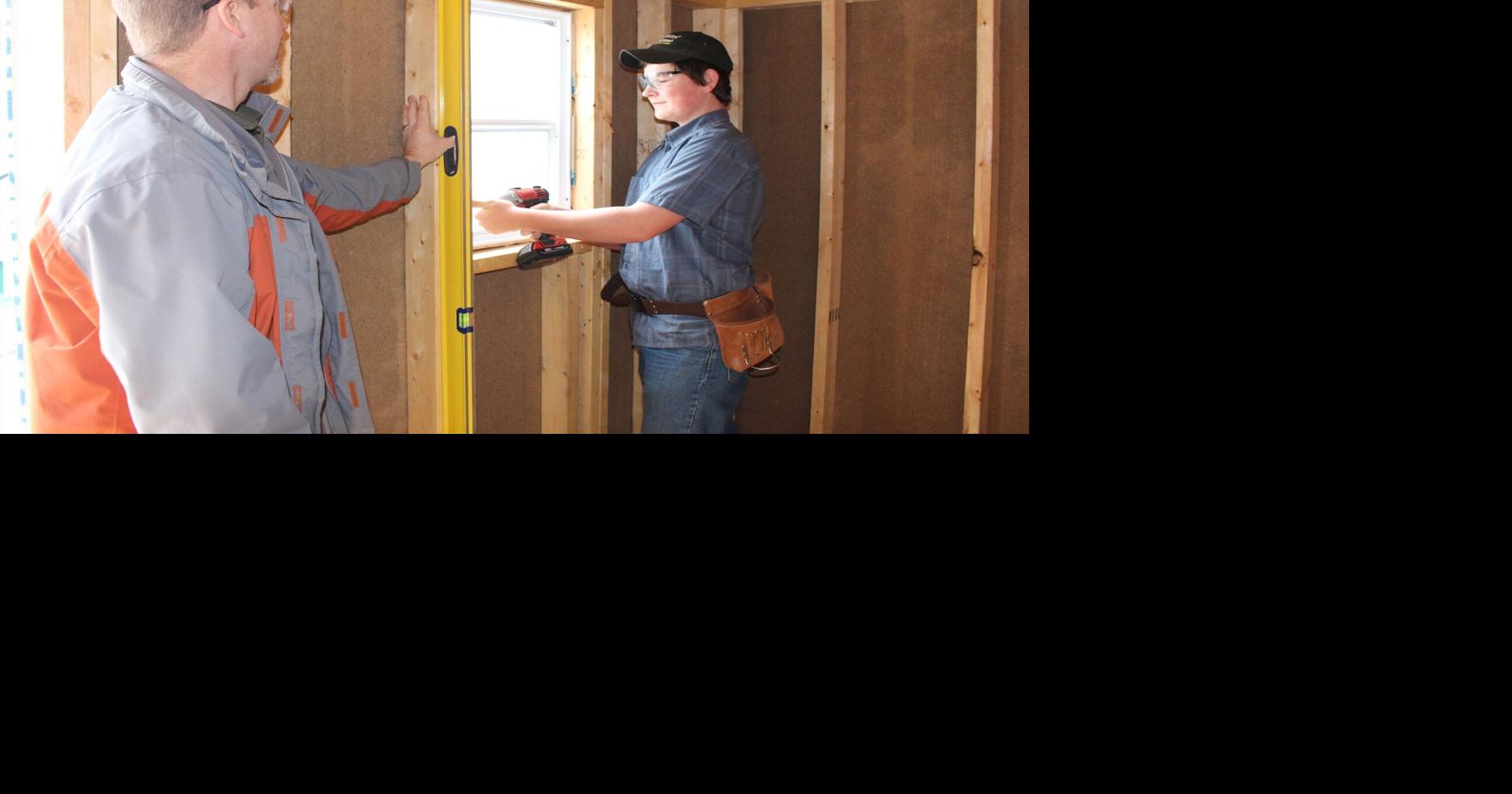 Stayner students building their knowledge about home construction
