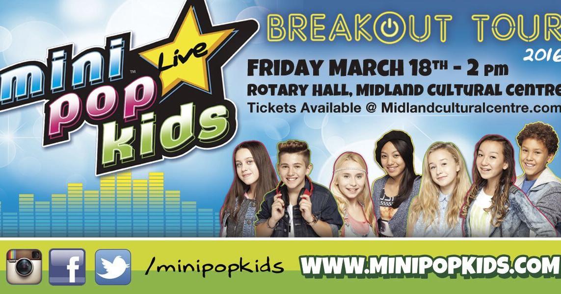 Win tickets to Mini-Pop Kids Live at the Midland Cultural Centre