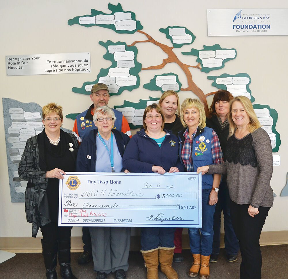 Tiny Township Lions support hospital