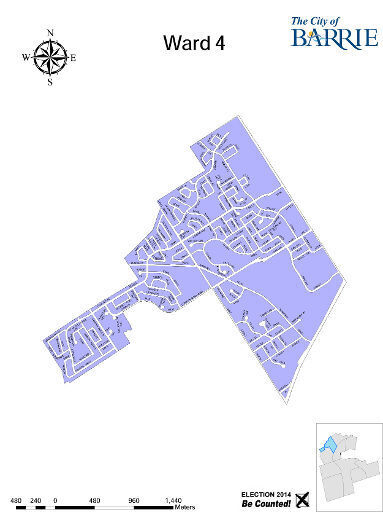 Barrie City Ward Maps