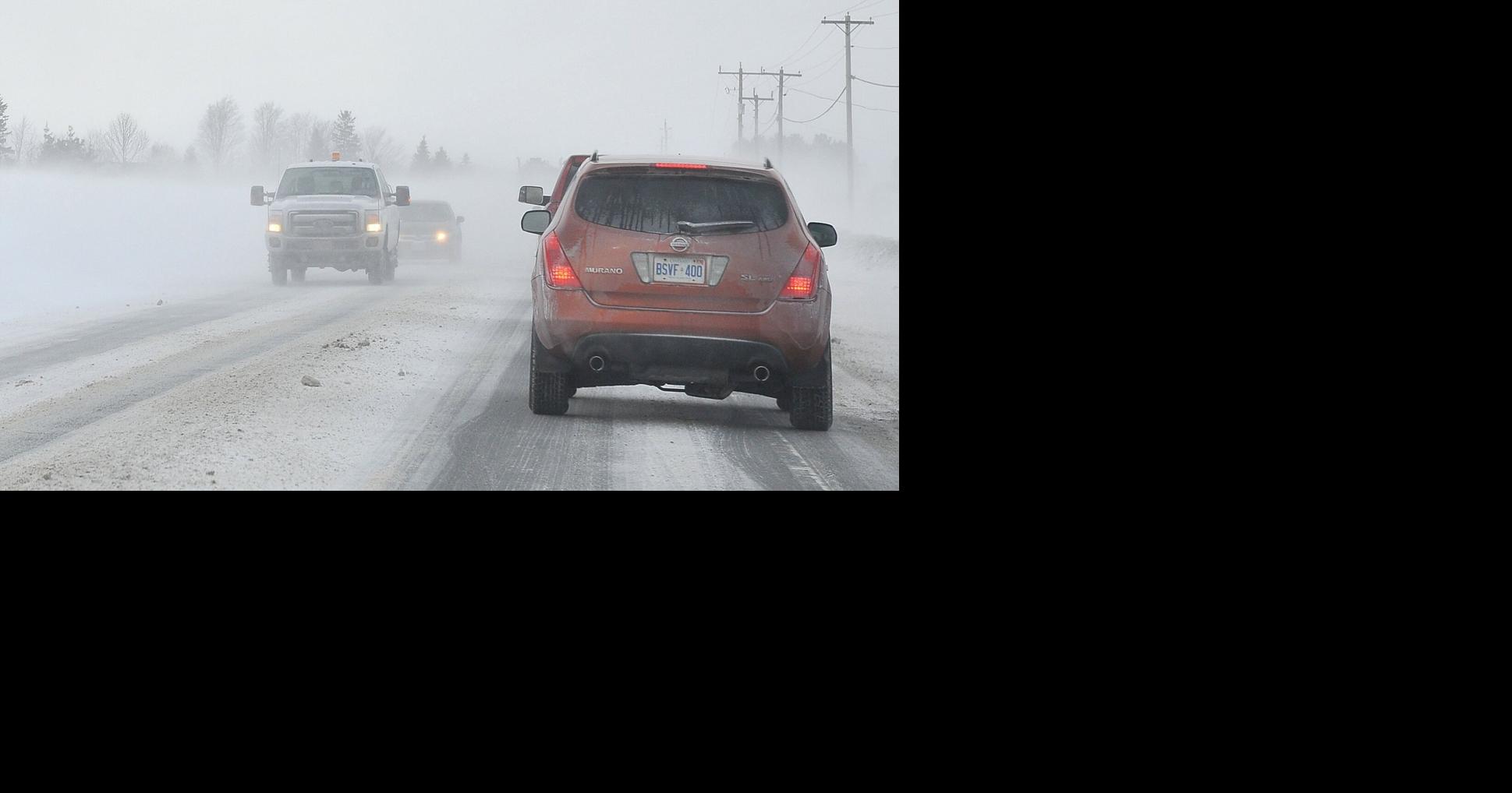 Wallop of winter weather makes for tough driving conditions across ...