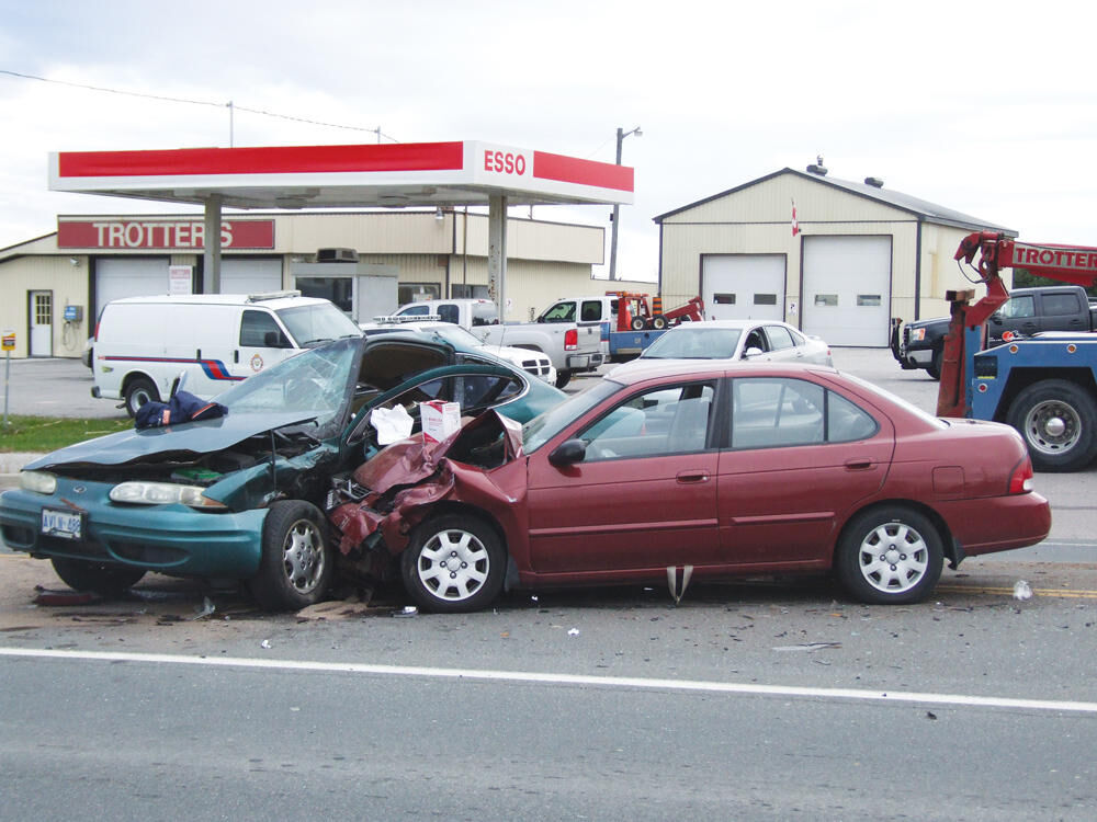 Woman Airlifted After Crash