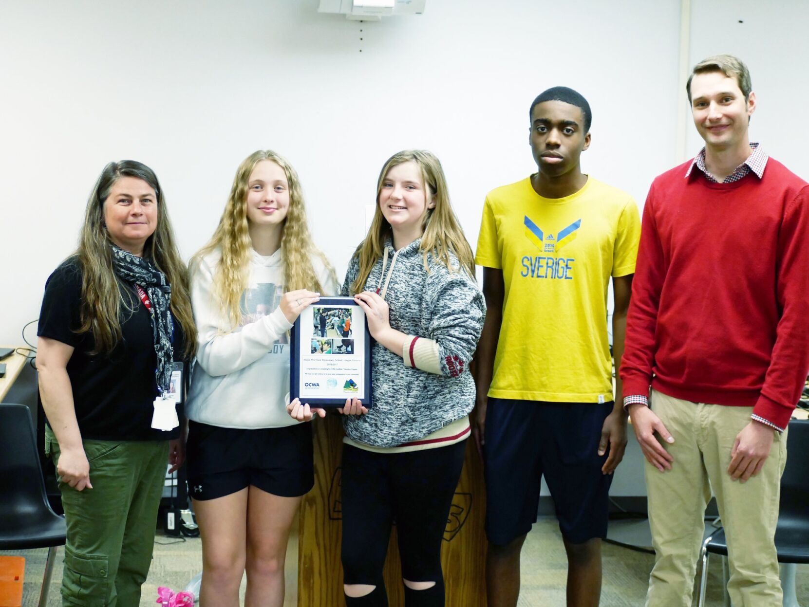 Angus Morrison Elementary School students learn about water and