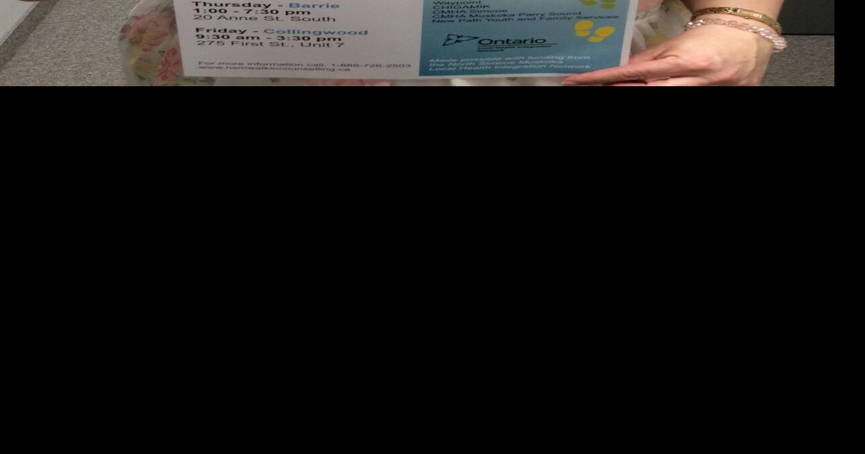 Orillia clinic expands access to walkin counseling