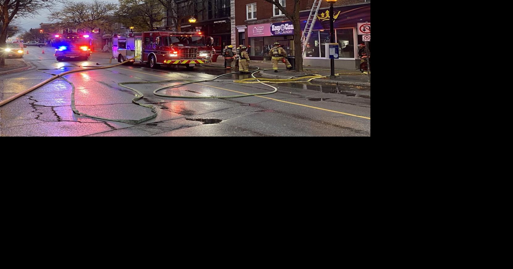 Crews deal with Orillia structure fire downtown