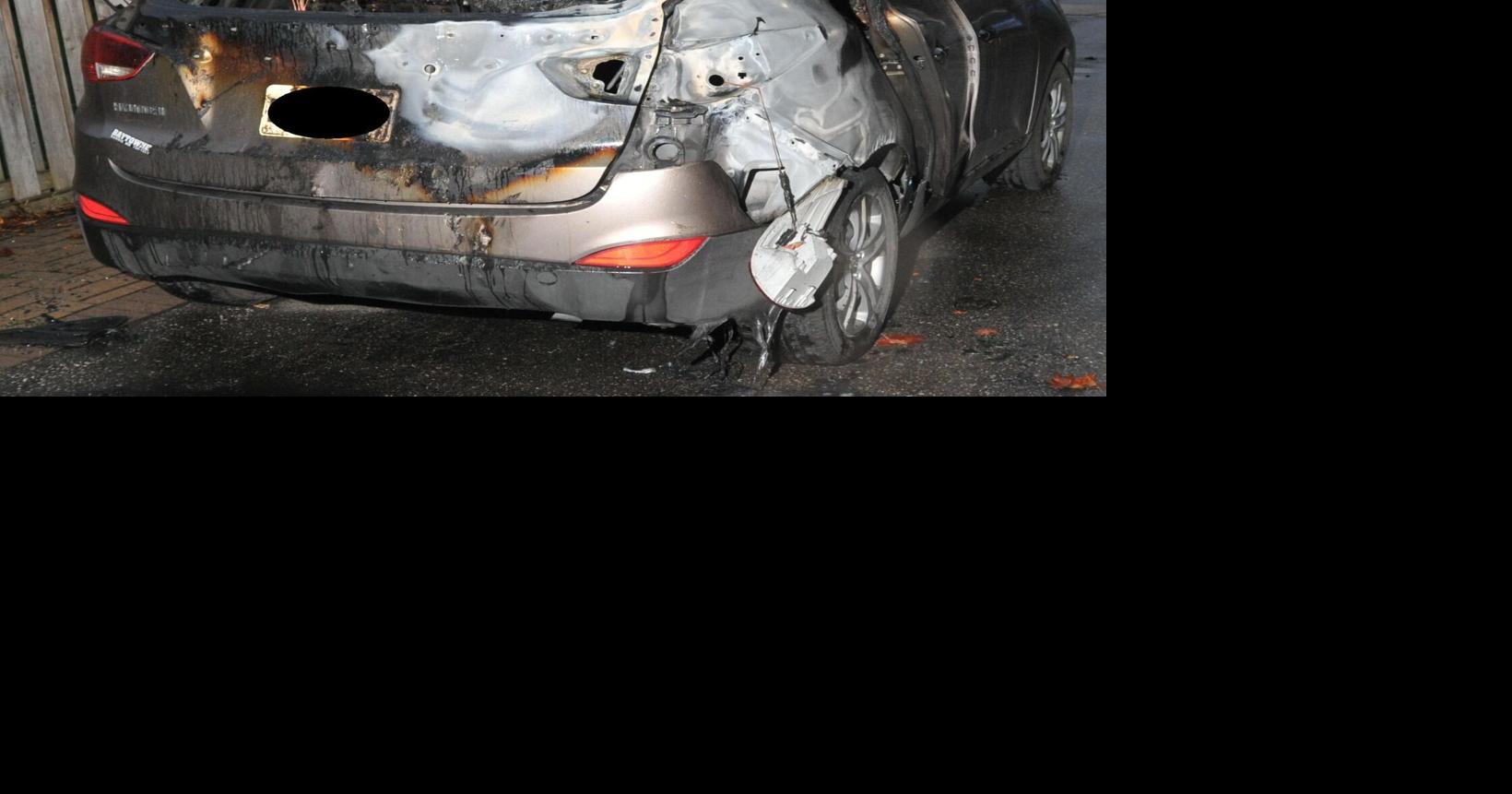 Arson investigation after SUV torched
