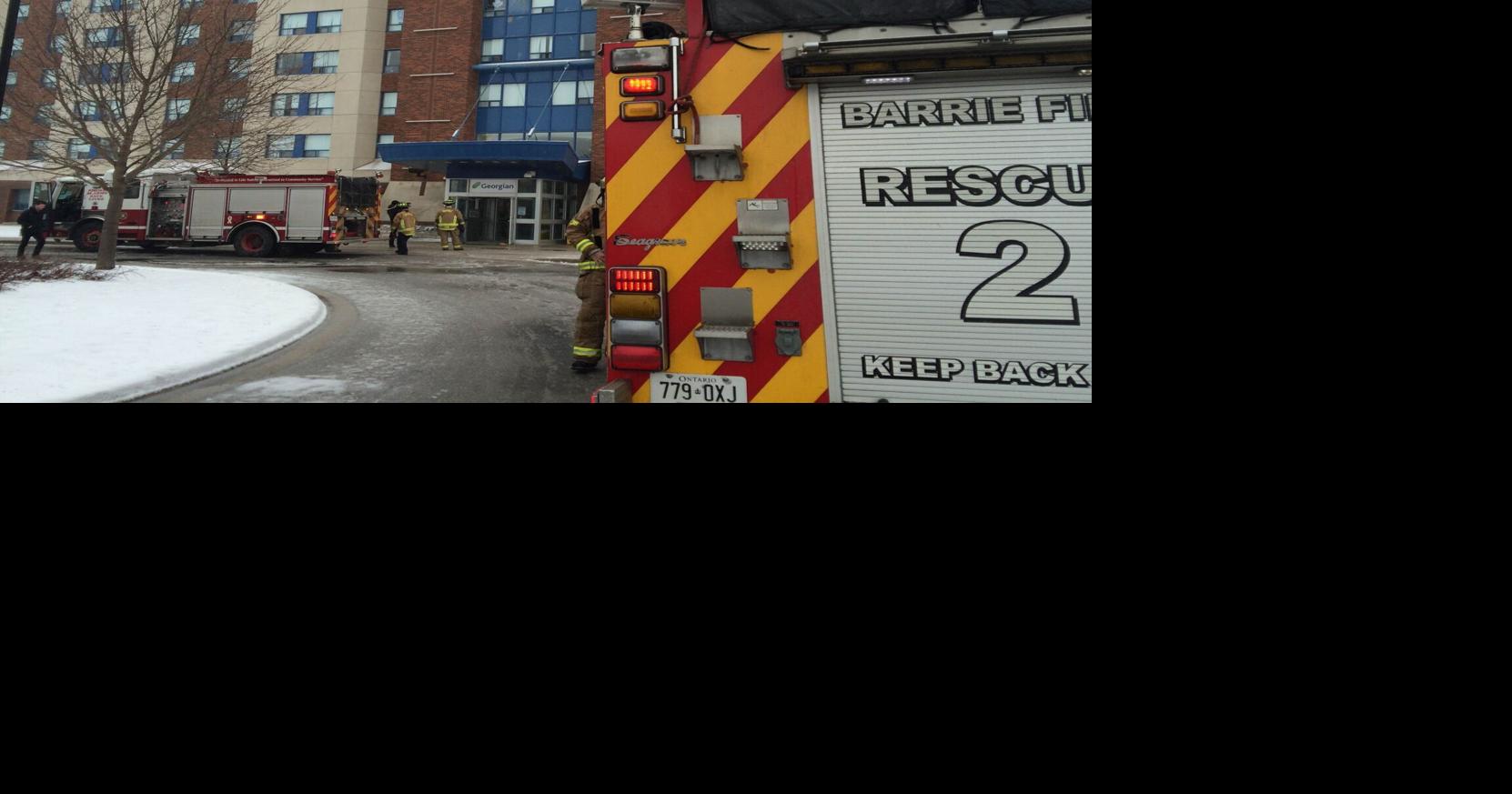 Fire at College residence in Barrie