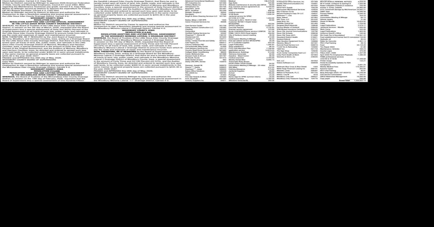 Woodbury County Board of Supervisors/legals - Ad from 2026-06-13
