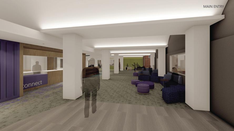 Buena Visita University Ballou Library rendering