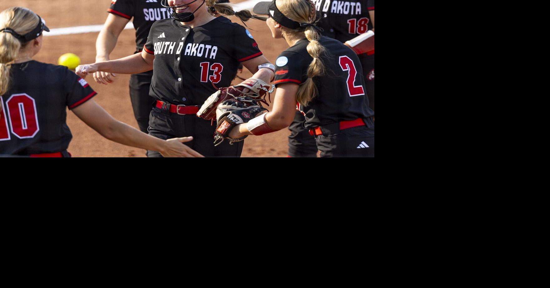 South Dakota softball earns first NCAA Tournament win, tops Louisville