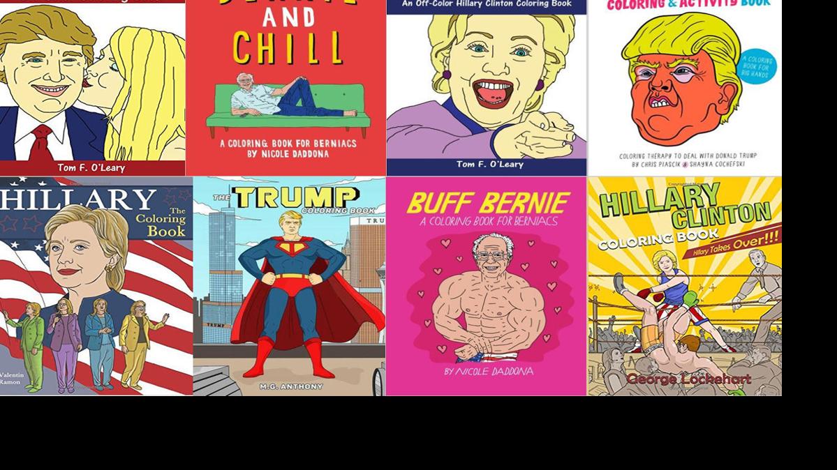 15 adult coloring books that have gotten the presidential (candidate ...