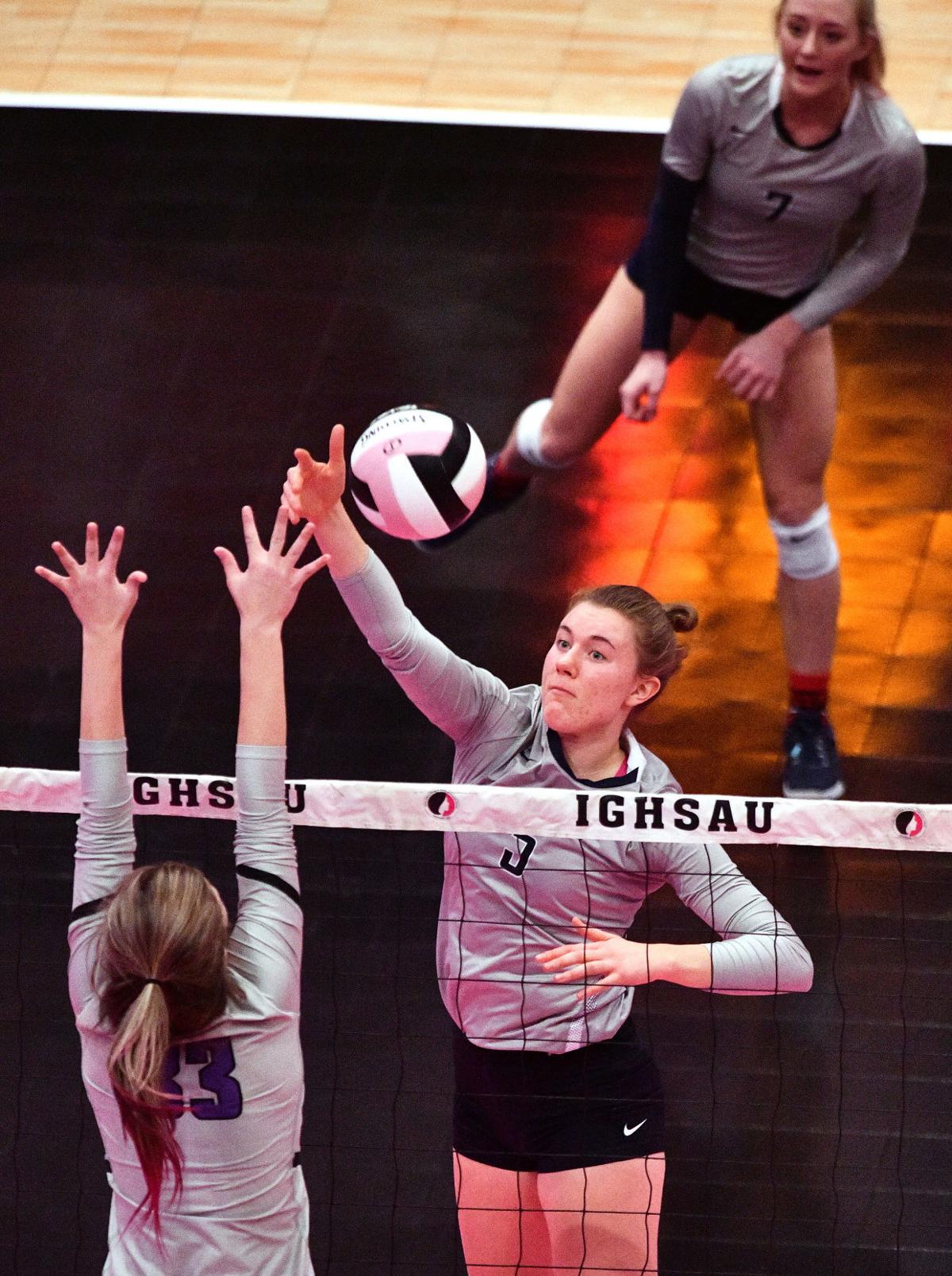 Pleasant Valley vs Iowa City Liberty state volleyball