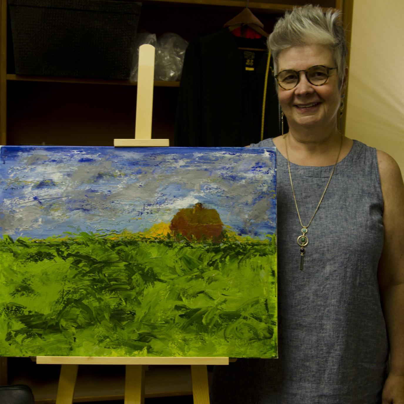 Retired Morningside Theater Teacher Finds Her Art Niche By