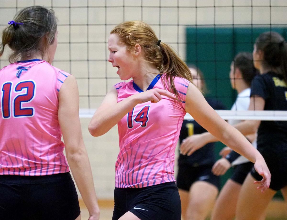 West Sioux vs Hinton volleyball