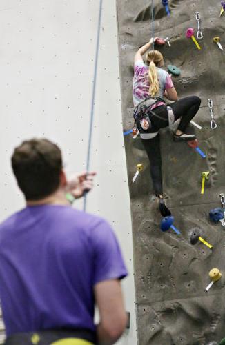 Rock climbing at Long Lines