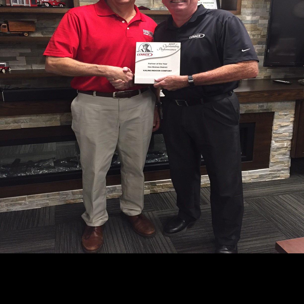 Kalins Honored By Lennox Industries Business Local Briefs Siouxcityjournal Com