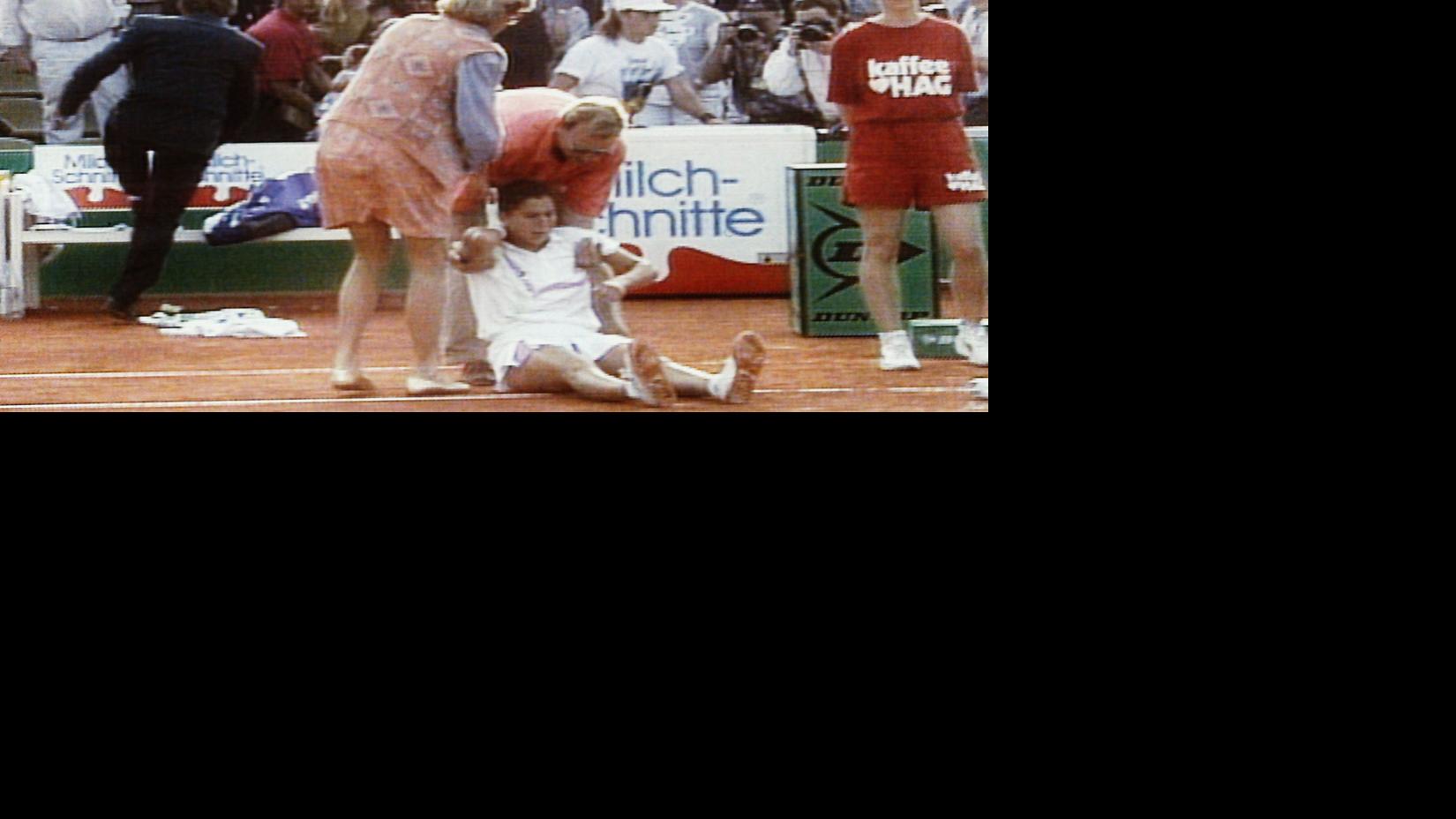 1993 World No. 1 Monica Seles stabbed in back during tennis match